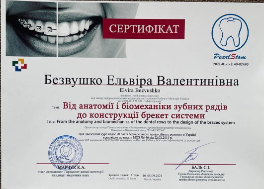Навчальний курс по біомеханіці в ортодонтіі