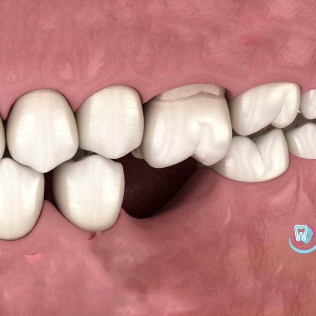 відсутність зубів, адентія